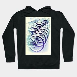 Bicycles Waiting For Riders Hoodie